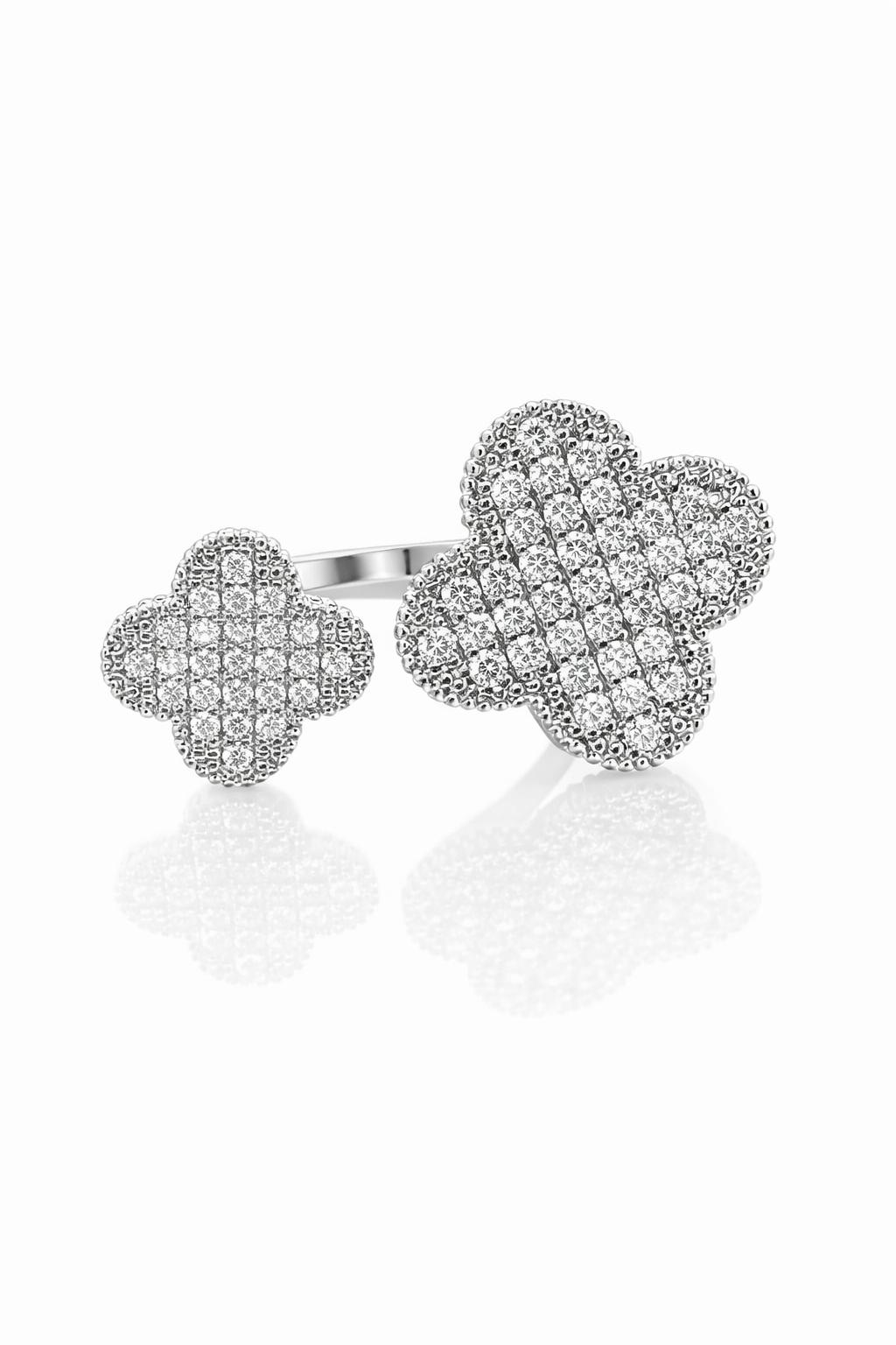 Anillo cristal pavés adaptable Paulina