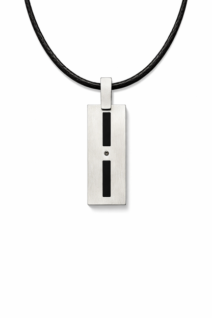 Collar acero  varón vector