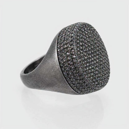 Anillo plata turca kahve