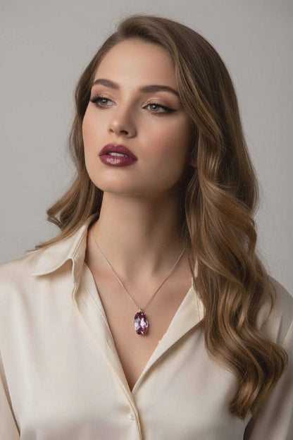 Colgante Swarovski Amethyst