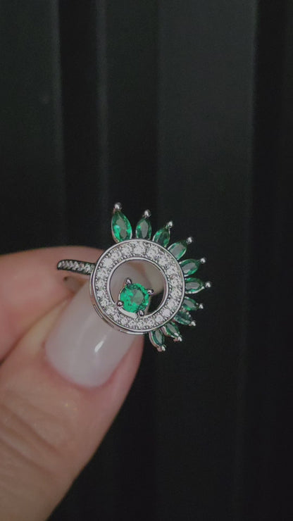 Anillo cristal pavés cinthia