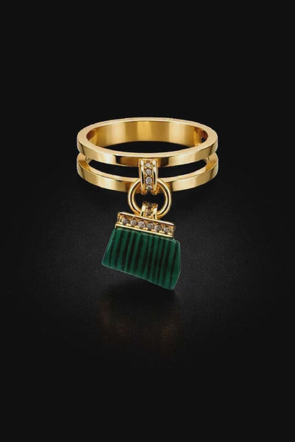 Anillo Malaquita B
