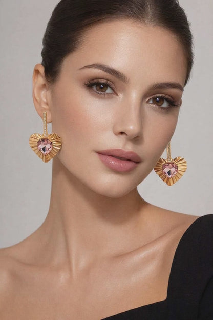 Aros love eterno cristal Swarovski