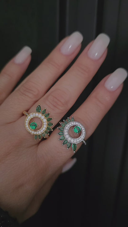 Anillo cristal pavés cinthia