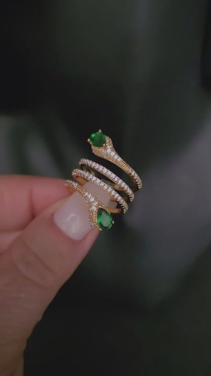 Anillo cristal pavés Angeles