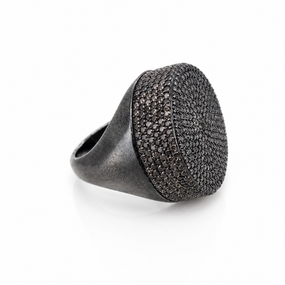 Anillo plata turca kahve