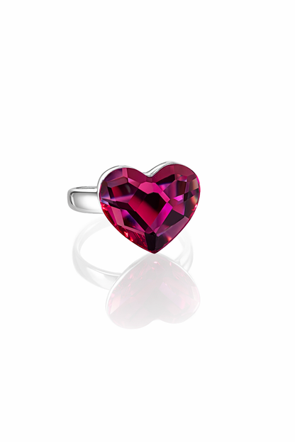 Anillo cristal Swarovski love