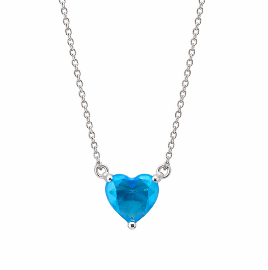Collar Corazón amore blue