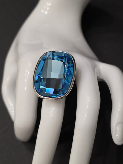 Anillo cristal Swarovski soledad