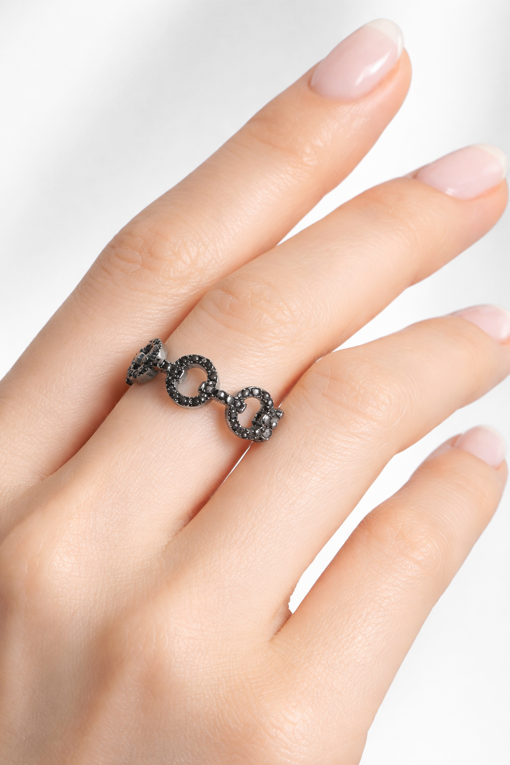 Anillo cristal pavés Romina