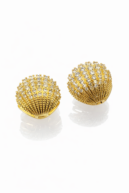 Aros cristal paves Mar profundo