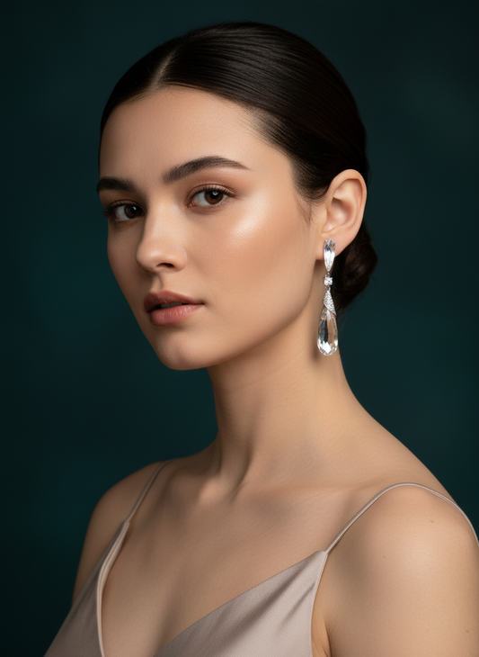 Aros Silvana  cristal Swarovski