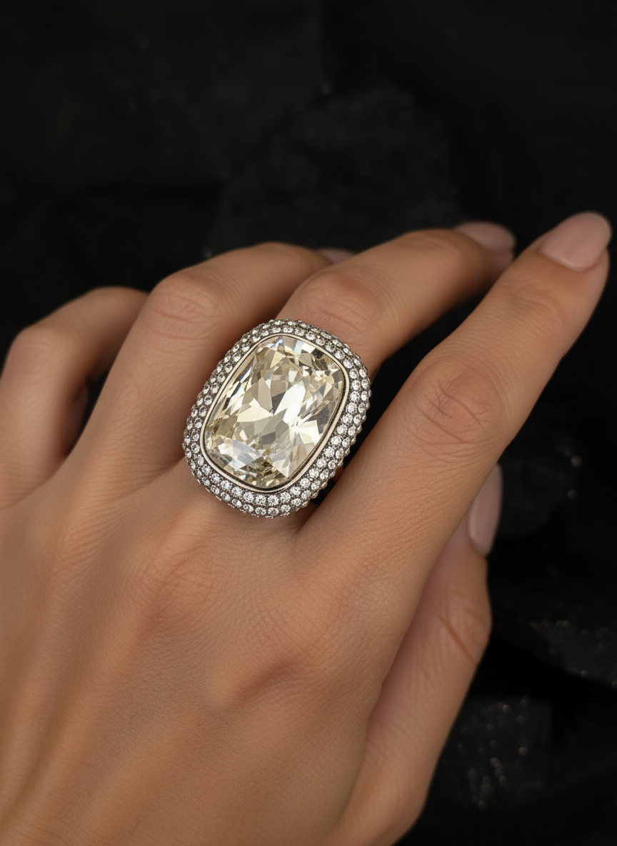 Anillo lucrecia  cristal Swarovski