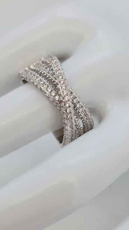 Anillo cristal pavés Ignacia