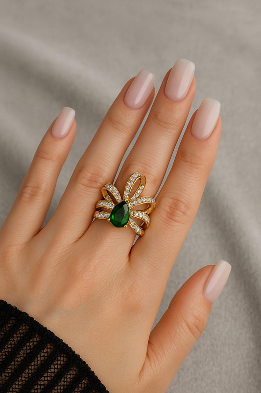 Anillo cristal pavés Jasmin