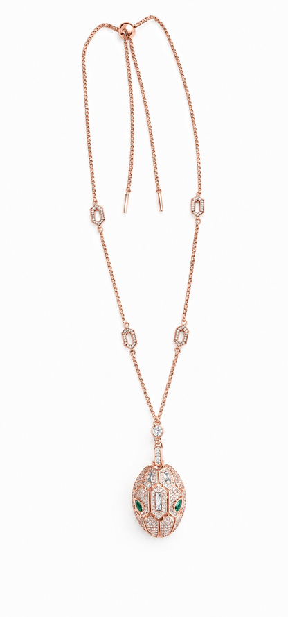 Collar cristal pavés snake 079