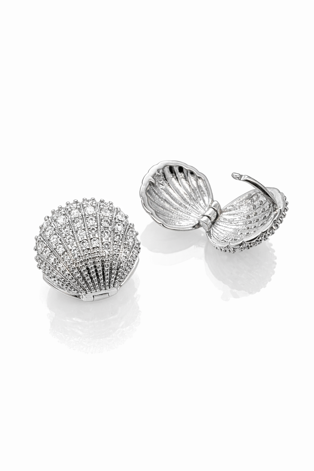 Aros cristal paves Mar profundo