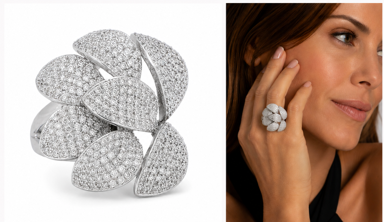 Anillo plata Turca Petalina