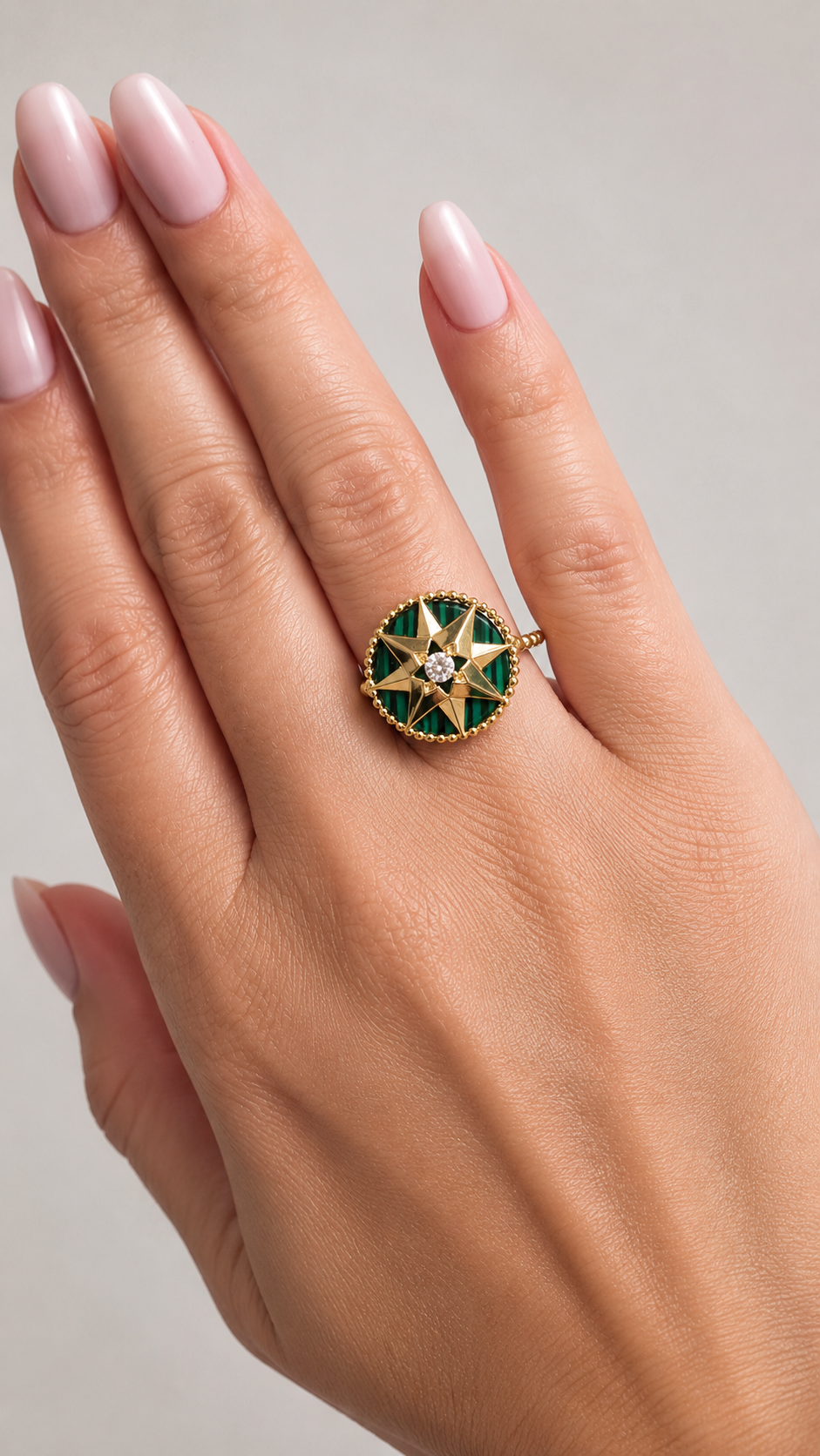 Anillo Malaquita Bania