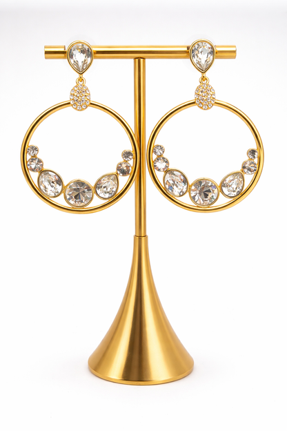 Aros cristal Swarovski lumaria