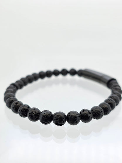 Pulsera varón piedra volcánica lorenzo