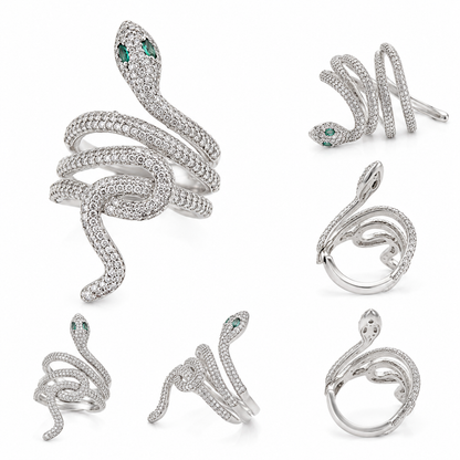 Anillo plata Turca serpiente