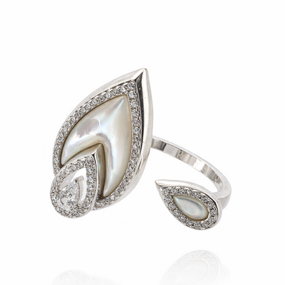 ANILLO MALAQUITA Y NÁCAR