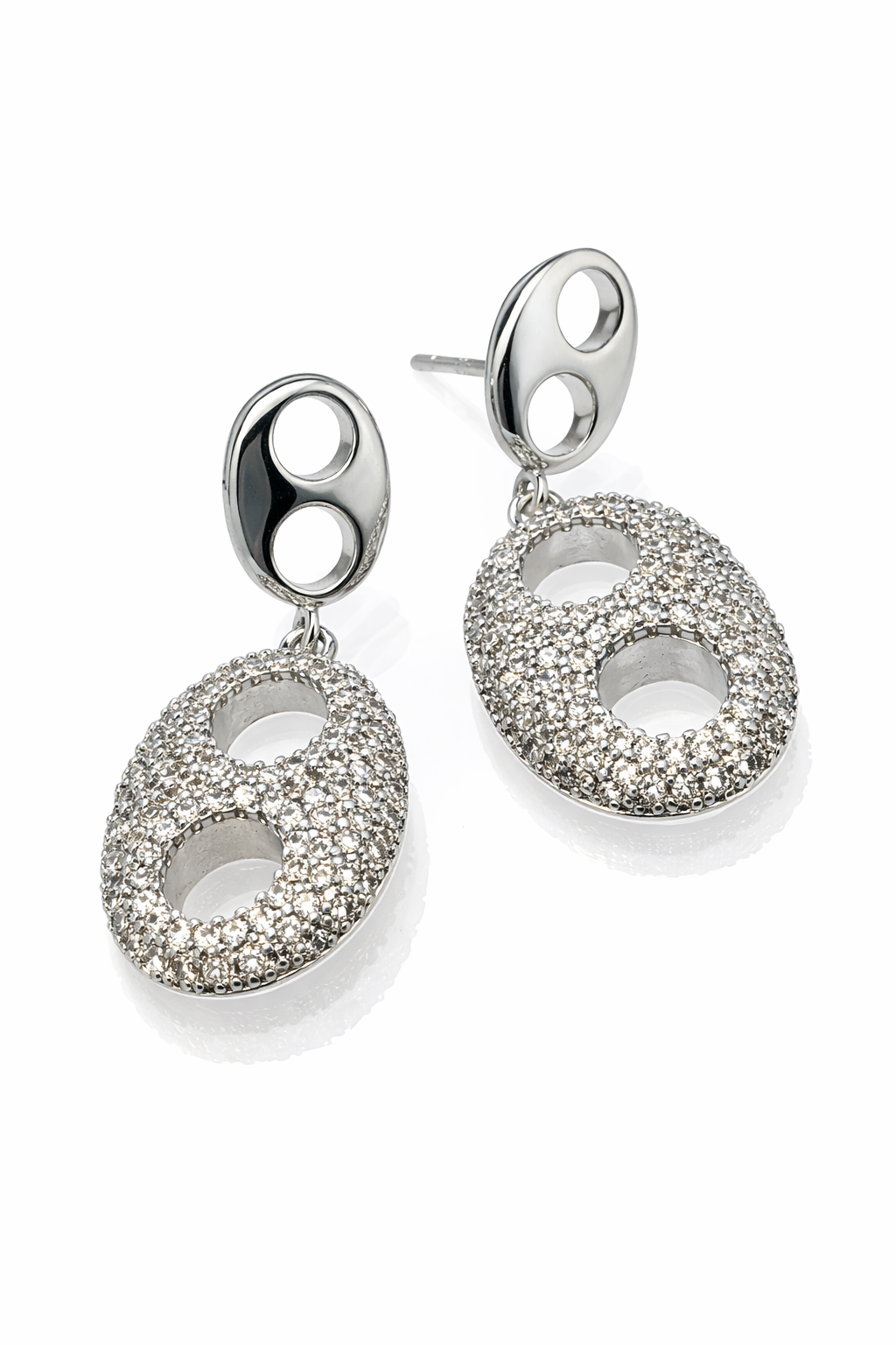 Aros cristal pavés larisa