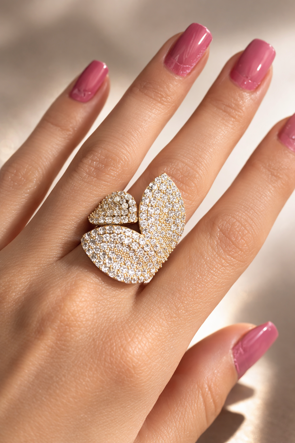 Anillo cristal pavés Georgina smal