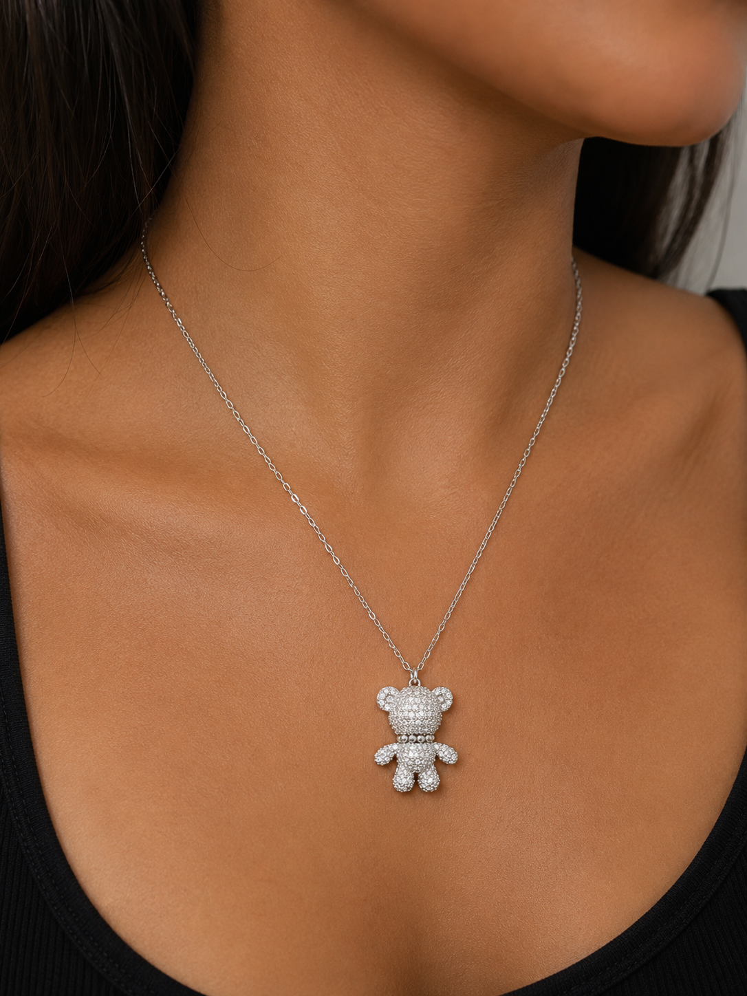 Colgante plata 925 oso tedd