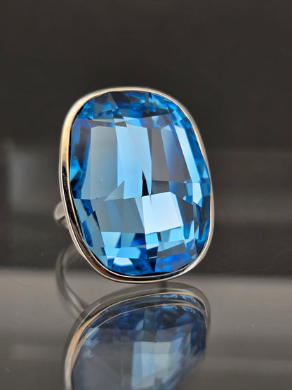 Anillo cristal Swarovski soledad