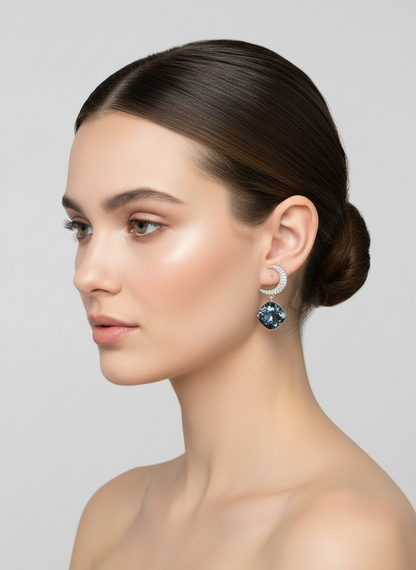 Aros constelación cristal Swarovski