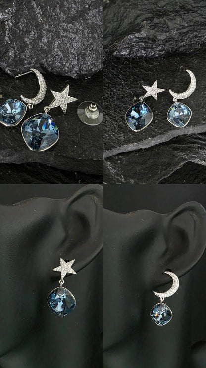 Aros constelación cristal Swarovski
