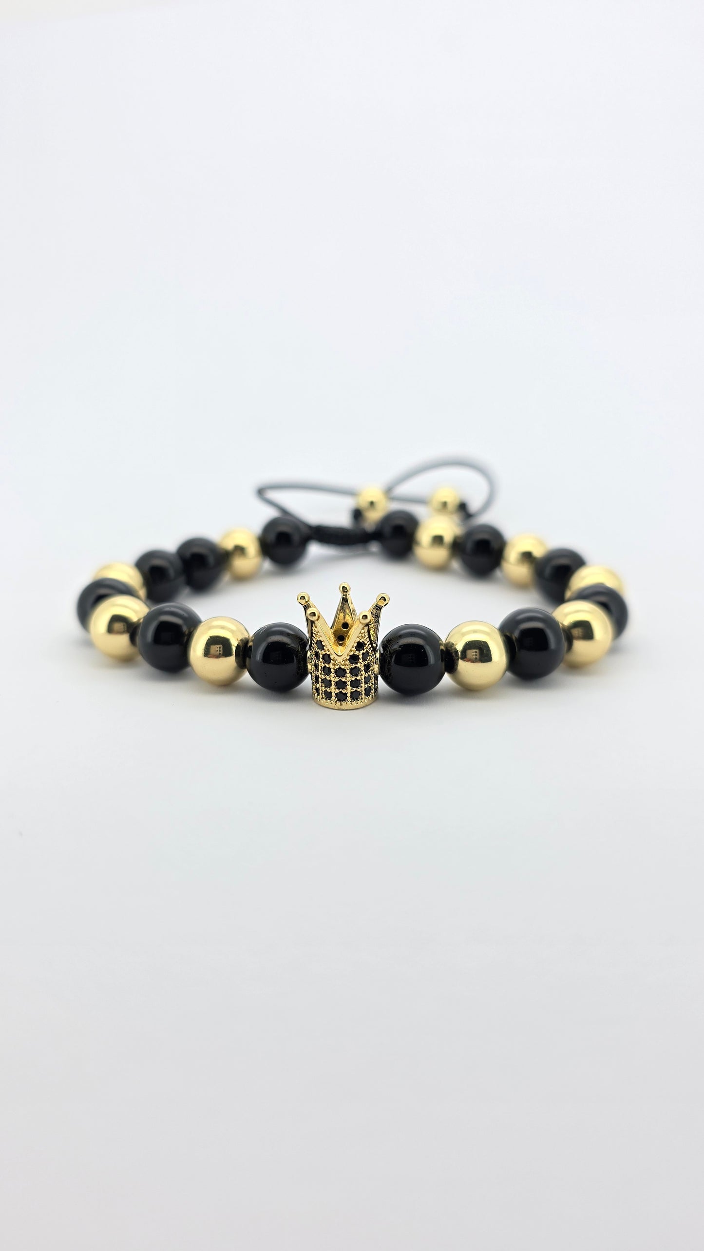 Pulsera varón crown Black