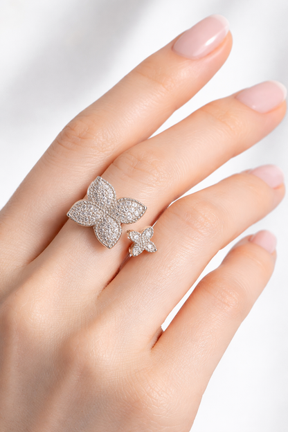 Anillo cristal pavés Roberto