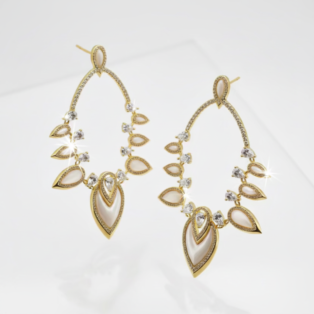 Aros cristal paves Melanni