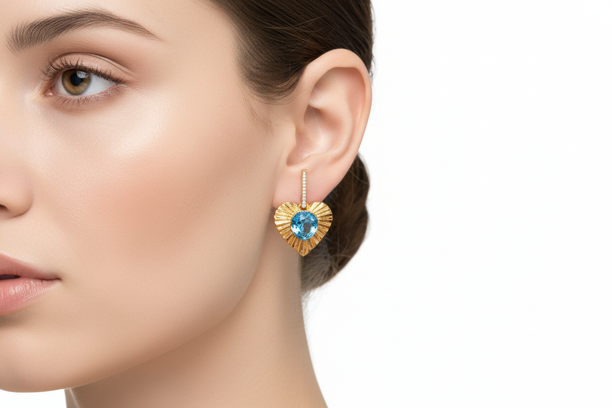 Aros love eterno cristal Swarovski