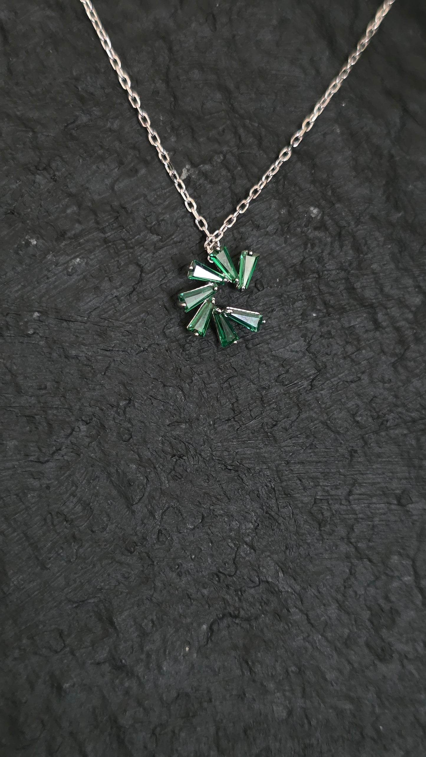 Colgante Plata Emeral