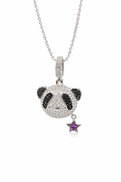 Collar cristal pavés Panda