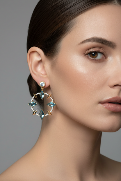 Aros cristal Swarovski Polini