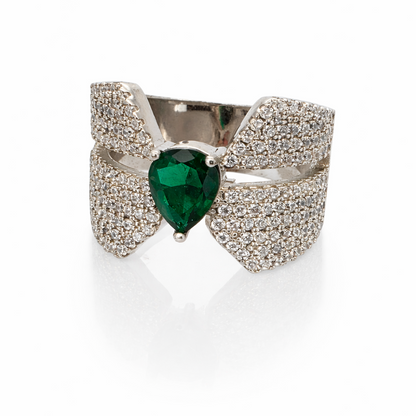 Anillo cristal pavés Axel