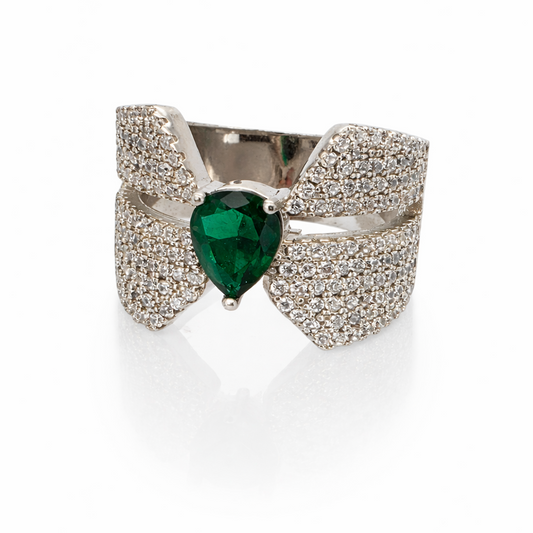 Anillo cristal pavés Axel