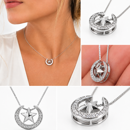 Collar plata Cristal Pavés stella
