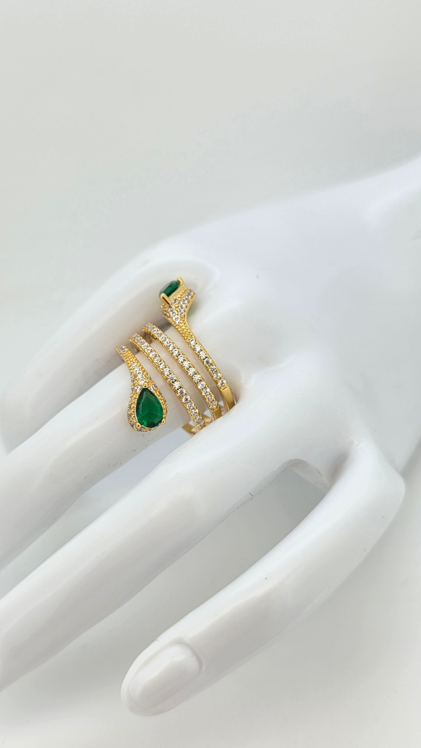Anillo cristal pavés Angeles