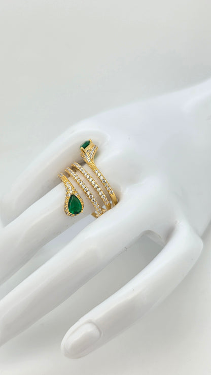 Anillo cristal pavés Angeles