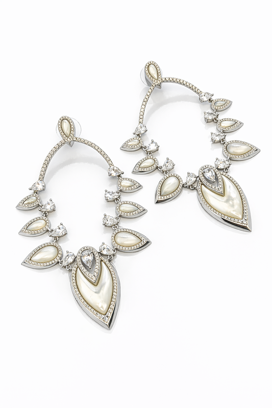 Aros cristal paves Melanni