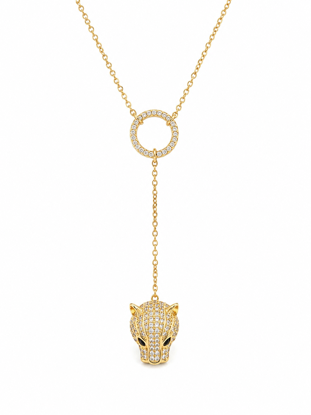 Collar cristal pavés Pantera