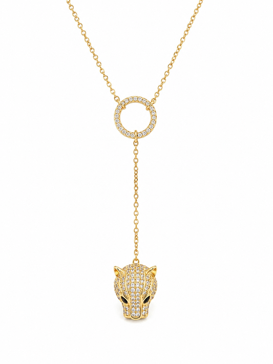 Collar cristal pavés Pantera