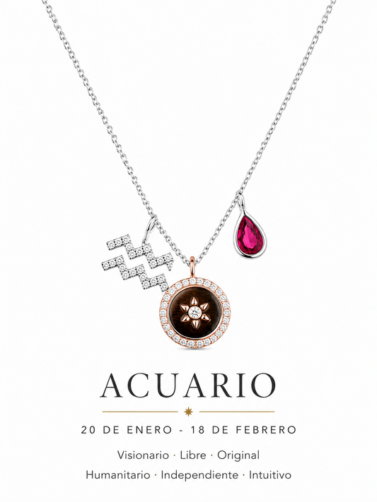 Collar zodiacal acuario