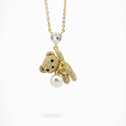 Collar baño de oro Aura Teddy